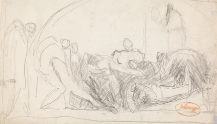 Figurenkompositionsstudie 22